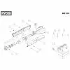 Ryobi BD10R Spare Parts List Type: 1000018730